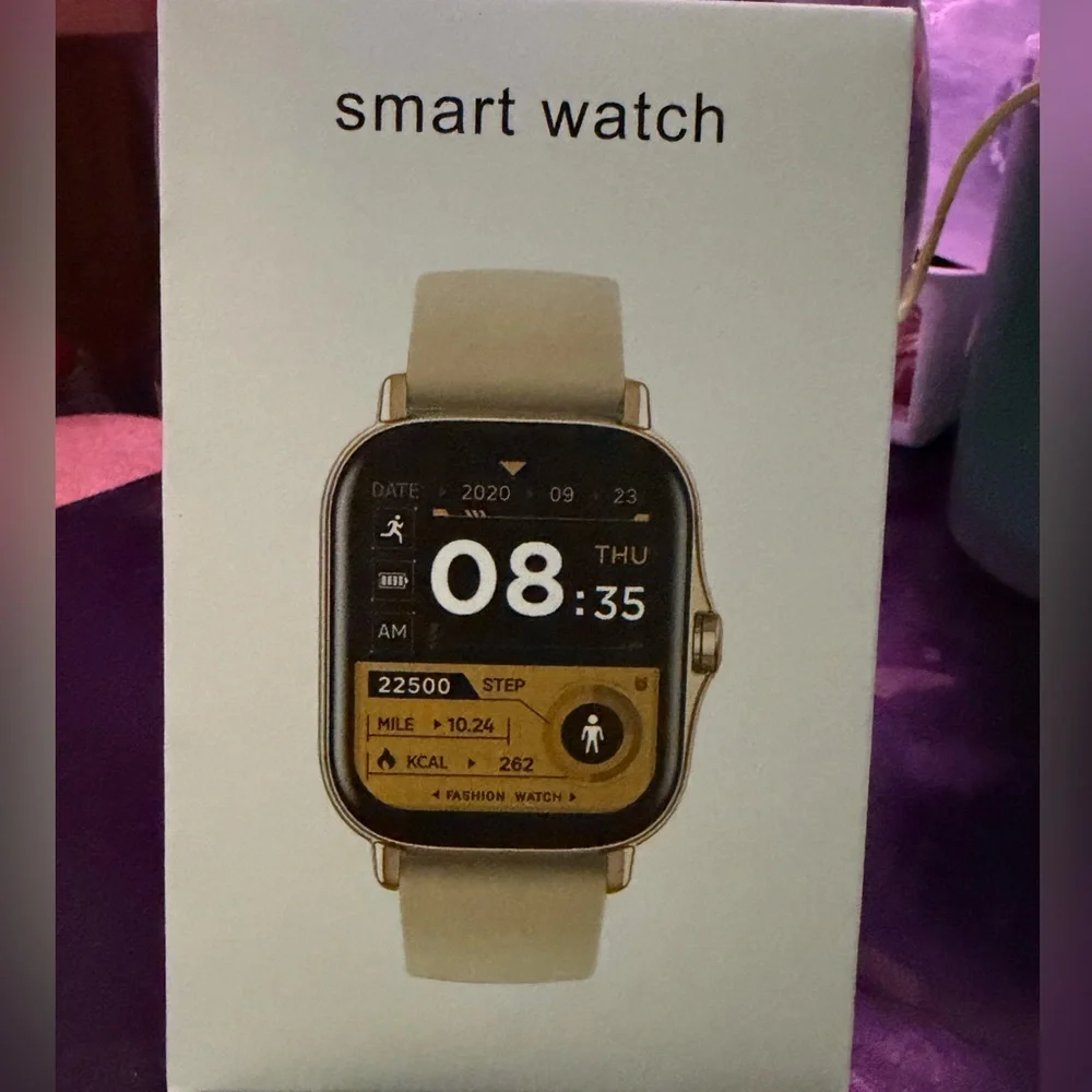 Elegant Black Strap Smartwatch